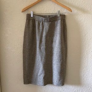 Knit vintage pencil skirt
